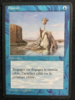 Carte Magic FR 1er EDITION BORD NOIR 1994 FBB BASCULE ACCELERATEUR DE MANA OP - Photo 1/4