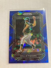2023 Prizm #272 Rollie Fingers - Oakland A's Blue Cracked Ice Parallel 