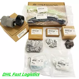 OEM 8PCS Timing Chain Kit & Belt Tensioner for 10-13 Hyundai Genesis Coupe 2.0L - Picture 1 of 22