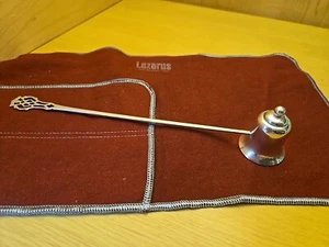 Lunt Circa 1910 Chippendale 0,925 Sterlingsilber Kerzenschnupftabak & Poliertuch - Bild 1 von 7