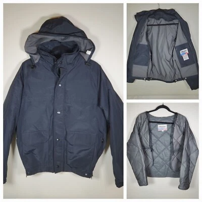 Blauer 3-in-1 GORE-TEX Police Security Tactical Jacket Hood Zip Out Lining Men S - Image 1 of 4