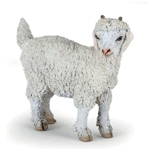 Figuras de papo cabra de angora joven #51171 Farmyard Friends 2" de longitud nuevas en caja - Imagen 1 de 1