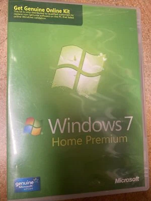 Microsoft Windows 7 Home Premium Upgrade  2 Discs 32/64 Bit Genuine Online Kit - Image 1 of 4