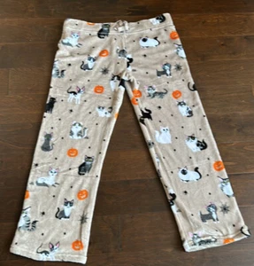 Cat Creations Womens Pajama Pants Plush Halloween New XL - Picture 1 of 3