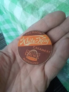 OLD  ORIGINAL ACL DAIRY CREAMER WHITE WAY CHOCOLATE DRINK DECATUR,  ALABAMA CAP - Picture 1 of 8