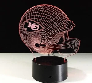 Kansas City Chiefs KC Patrick Mahomes Collectible Home Decor Light Lamp Gift - Picture 1 of 3