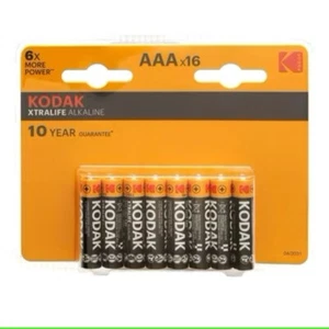 Kodak XTRALIFE Alkaline AAA Batteries 16 pack - Picture 1 of 1