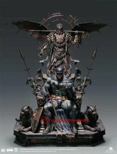 Queen Studio 1/4 Batman Throne Standard Ver Modelo de Piedra Pintada Estatua Stock - Imagen 1 de 11