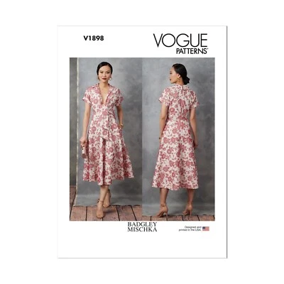 Vogue Schnittmuster V1898 - Kleid - elegantes Sommerkleid - Bild 1 von 4