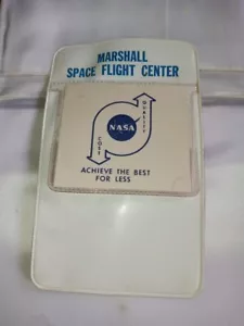VINTAGE 1960'S MARSHALL SPACE FLIGHT CENTER NASA POCKET PROTECTER FREE SHIPPING - Picture 1 of 2