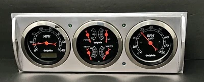 1941 1942 1943 1944 1945 1946 Chevy Truck calibre 3 tablero estilo cuádruple BL Foto 1 de 4