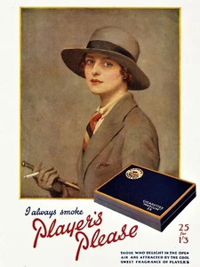 Spielerzigaretten Albert Henry Collings 1932 Art Deco Werbung Q408 - Bild 1 von 2