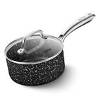 1 Quart Saucepan with Lid, Ultra Nonstick Sauce Pan with Lid, Small Pot with ...