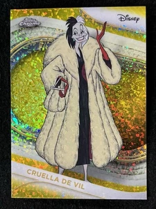 Topps Chrome Disney 2025 Cruella De Vil YELLOW Mini Diamonds 101 Dalmatiner - Bild 1 von 2
