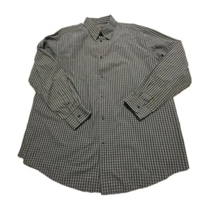 Camisa Via Europa Para Hombres Cuello Manga Larga Botón Cuadros Gráfico Talla XXLarge - Imagen 1 de 6