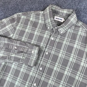 Taylor Stitch The Jacket Hemd Herren 42 L grün grau kariert Knopfleiste langarm - Bild 1 von 10