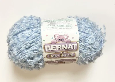 Bernat Baby Boucle 3.5 Oz Skein — Bulky Weight Violet & White Variegated Yarn - Image 1 of 4