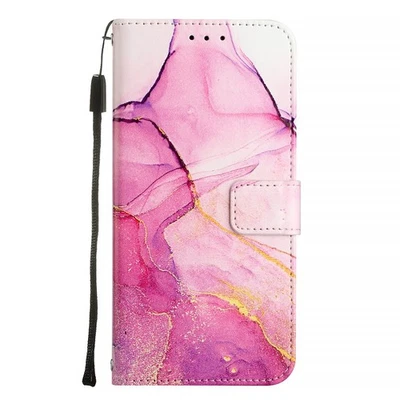 Marble Leather Card Wallet Case Fashion Bag Flip Stand Cover For Various Phone - Image 1 of 4
