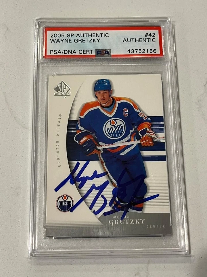 2005-06 SP Authentic #42 Wayne Gretzky Signed Auto PSA DNA Edmonton Oilers - Image 1 of 2