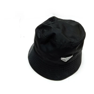 NO TARIFF 普拉达帽子黑色尼龙 4490124 — 第 1/4 张图片