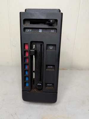 88-94 GMC Blazer S10 S15 NON-AC HEATER CONTROL BLACK BEZEL Sonoma 89 90 91 92 93 - Image 1 of 4