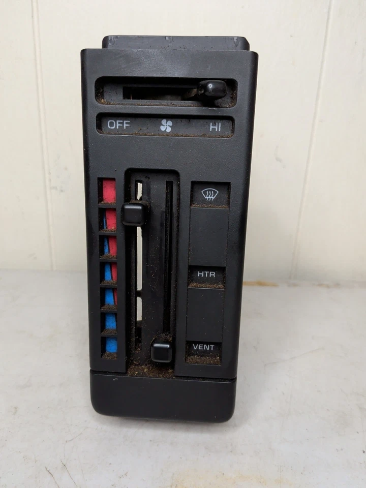 88-94 GMC Blazer S10 S15 非交流加热器控制黑色 BEZEL Sonoma 89 90 91 92 93 — 第 1/4 张图片