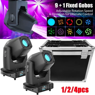 400W LED Beam Moving Head Lighting Rotation GOBO Stage Lights 5Prism DJ Lighting - Image 1 of 4