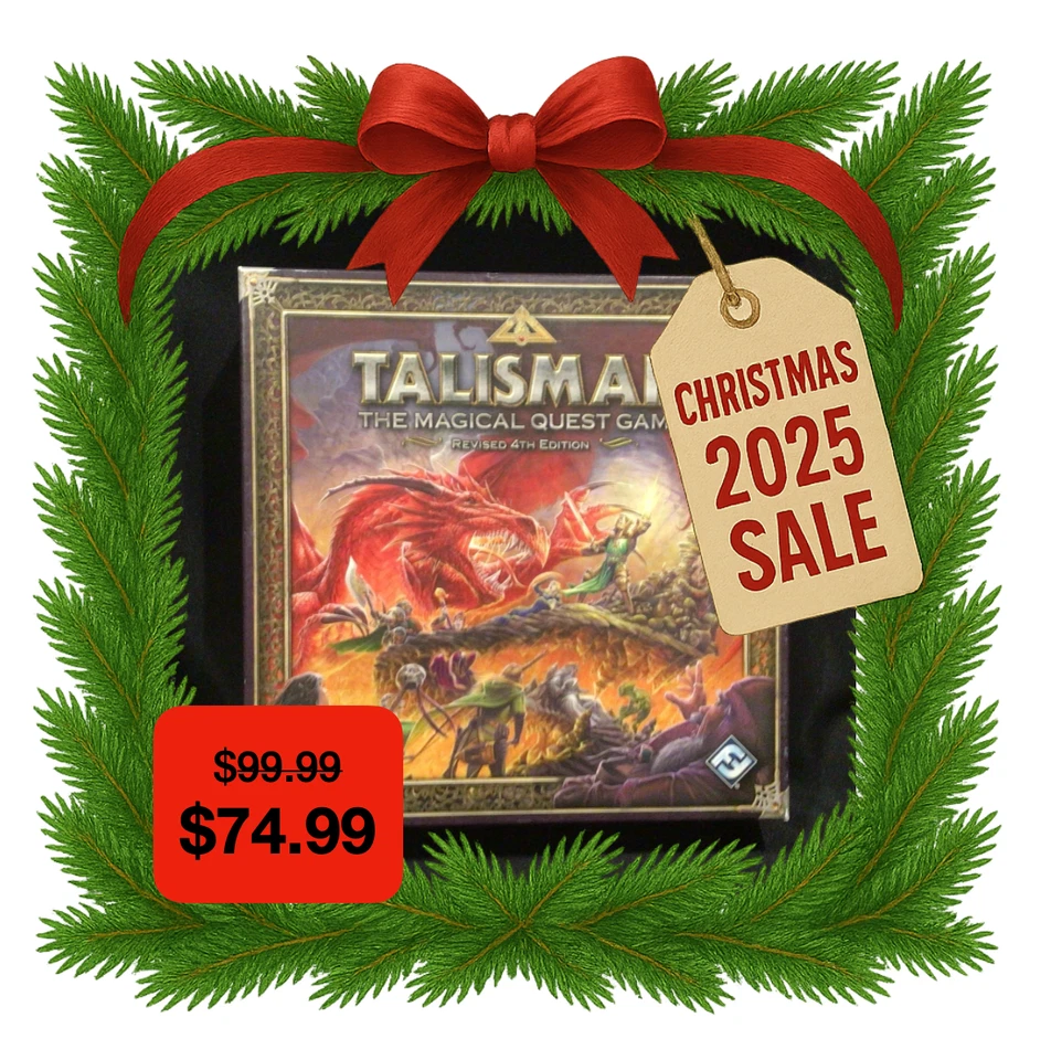 25% OFF SALE! Talisman Magical Quest Board Game FFG Revised 4th Edition COMPLETE - Image 1 of 4