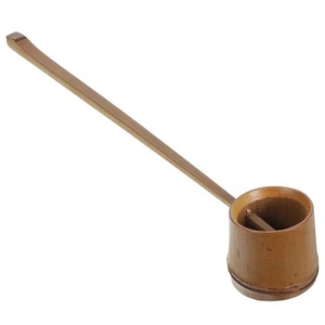 Cuchara de agua de bambú estilo japonés cuchara cuchara cuchara cucharones para servir - Imagen 1 de 12