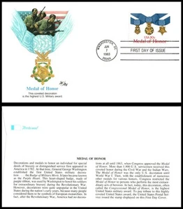 1983 Medal of Honor military award Sc 2045 FDC premium Fleetwood cachet - Picture 1 of 1