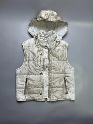 Women’s Iceberg Jeans Vintage Distressed Silver Vest Size IT 42 (Y1116) - Image 1 of 4