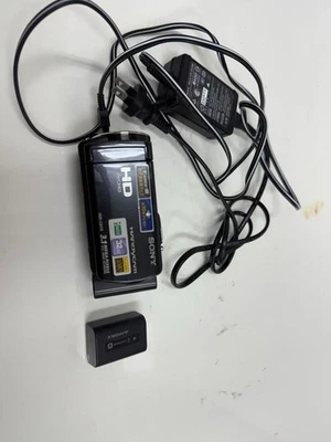 Sony HDR-CX170 Handycam 25x Zoom Camcorder HD Video Camera Black Japanese Used - Image 1 of 4