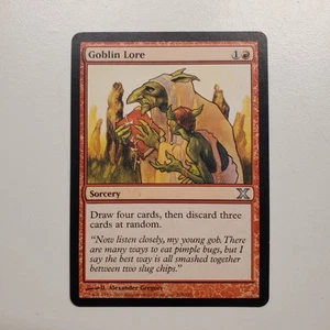 MTG Magic Goblin Lore decima edizione quasi nuovo - Foto 1 di 2