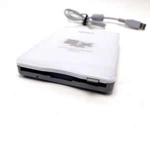 Lecteur de disquette USB double vitesse Sony modèle MPF88E 2X FDD testé blanc - Photo 1/5