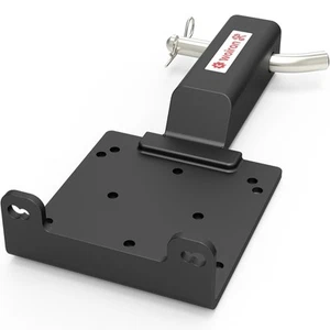 Placa de montaje de cabrestante de enganche de remolque receptor universal de 2", soporte de montaje de cabrestante... - Imagen 1 de 7