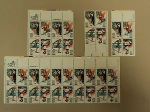 USPS Scott 2067-70 20c 1983 Winter Olympics Lot Of 4 Plate Block Mint NH - Picture 1 of 1