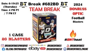 WASHINGTON COMMANDERS 2024 Panini Donruss Optic Blaster CASE 20 BOX Break #682BD - Imagen 1 de 1