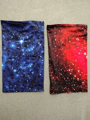 Face Mask Elastic Bandana Covering Reusable Scarf Neck Stars One Size Fits All - Image 1 of 4