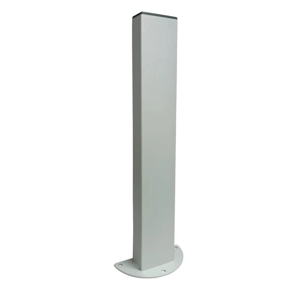 Colonnina universale 50cm per fotocellule grigio chiaro RAL9006 Indem COL50M