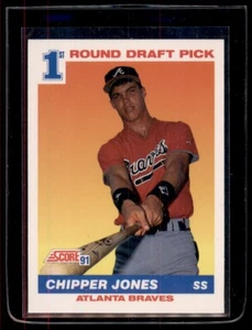 1991 Score #671 Chipper Jones Rookie - Picture 1 of 2