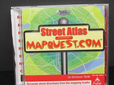 Street Atlas - Powered by Mapquest, PC, CD-ROM, Windows 95 / 98, TLC, 1999 - Image 1 of 2