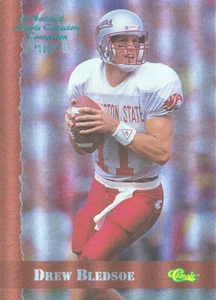CONVENCIÓN NACIONAL Drew Bledsoe PROMO VAQUEROS BILLETES PATRIOTAS WSU PUMAS - Imagen 1 de 1