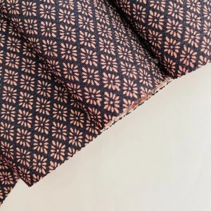Mauve Petite Edo Komon #B 14,5x62 lang Vintage Seide japanischer Kimono Stoff RR92 - Bild 1 von 7