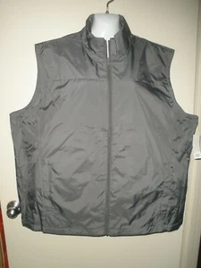 #752 Men's Croft & Barrow® Performance Vest Gray Pewter Full Zip New NWT - Picture 1 of 8