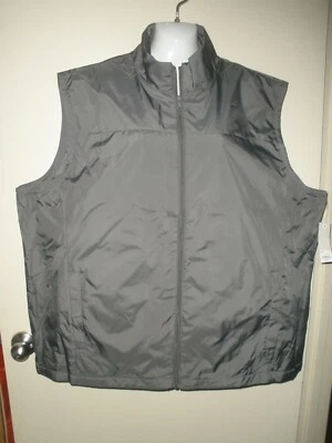 #752 Men's Croft & Barrow® Performance Vest Gray Pewter Full Zip New NWT - Image 1 of 4