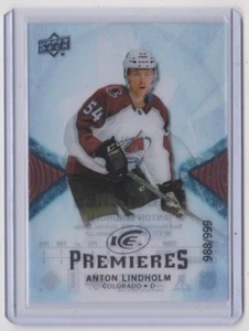 17-18 2017-18 Upper Deck Ice #131 Anton Lindholm 988/999 Rookie Premieres COL - Picture 1 of 1