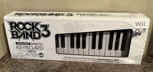 Nintedo Wii Rock Band 3 Wireless Keyboard Has Strap No Dongle/Game - Picture 1 of 10