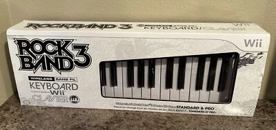 Nintedo Wii Rock Band 3 Wireless Keyboard Has Strap No Dongle/Game - Image 1 of 4