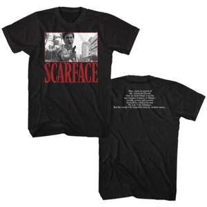 Scarface Movie Tony Montana Wealth Power & Passion Men's T Shirt Cuban Druglord - Picture 1 of 4