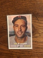 Jim Piersall 1957 Topps Baseball Card